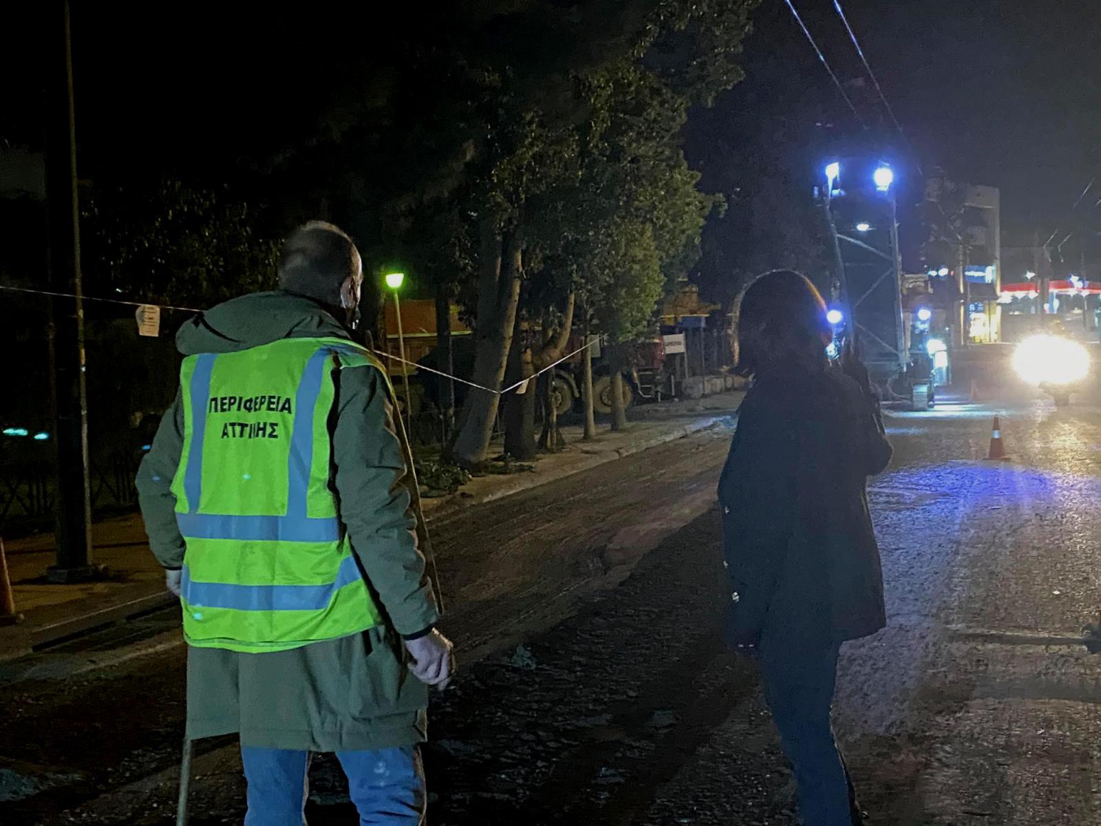 Εργασίες στο οδικό δίκτυο του Δήμου Χαλανδρίου  